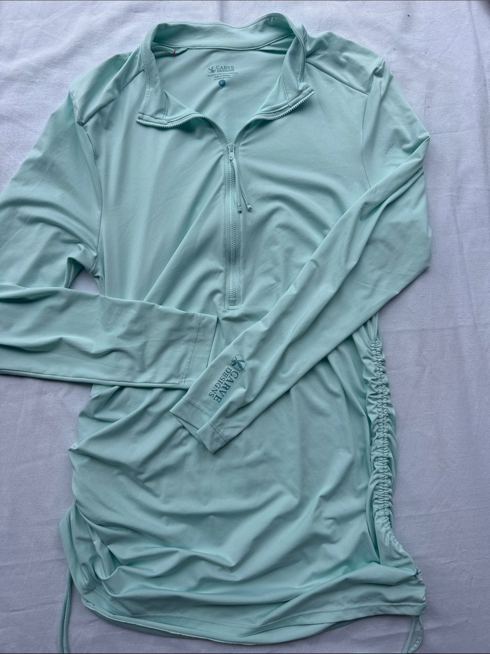 Carve Designs Light Aqua Women’s Long Sleeve dress